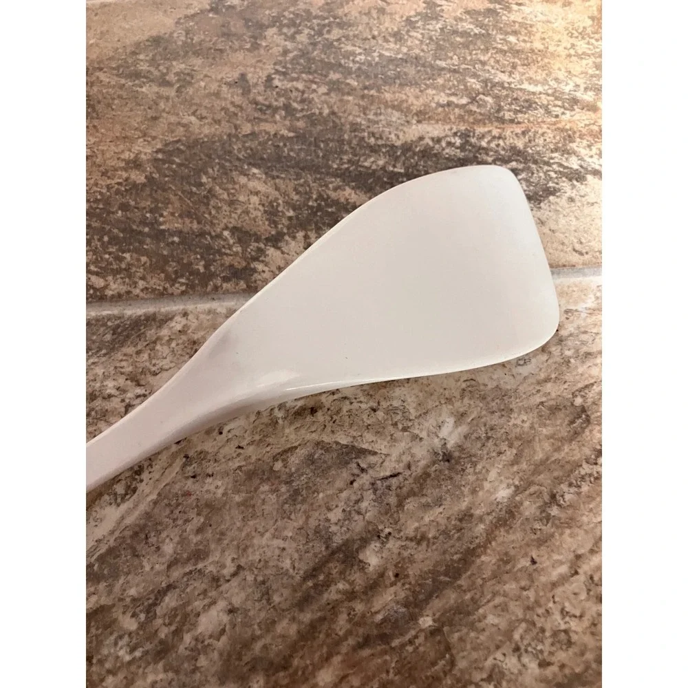 Melamine Ware White Angled Kitchen Spatula Turner No. 7009 12 Inch